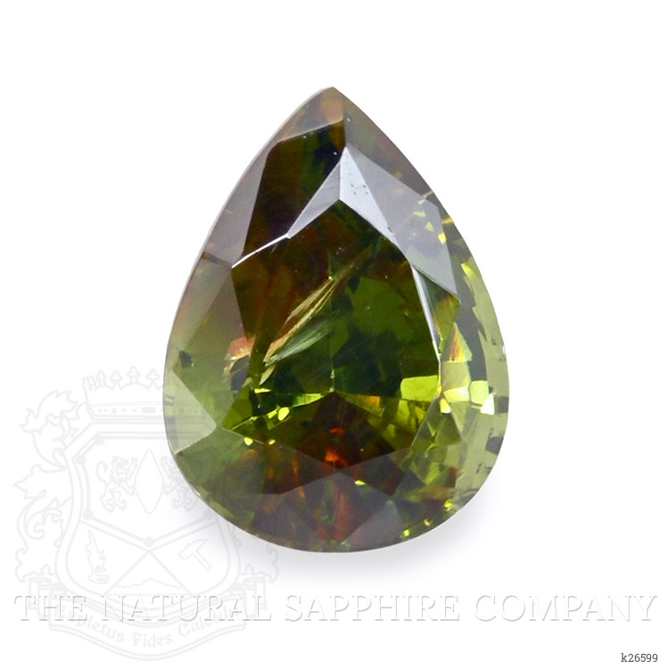 1.09 Ct. Brownish Green Zircon from Ceylon (Sri Lanka)