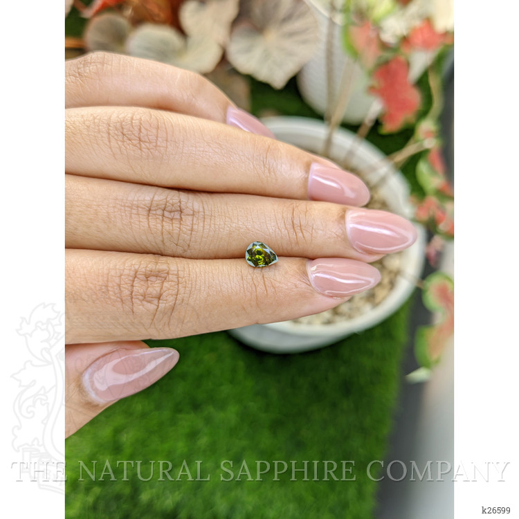 1.09 Ct. Brownish Green Zircon from Ceylon (Sri Lanka)