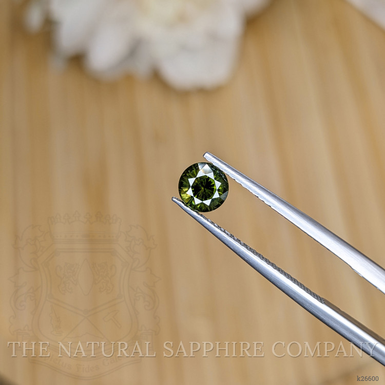 0.97 Ct. Brownish Green Zircon from Ceylon (Sri Lanka)