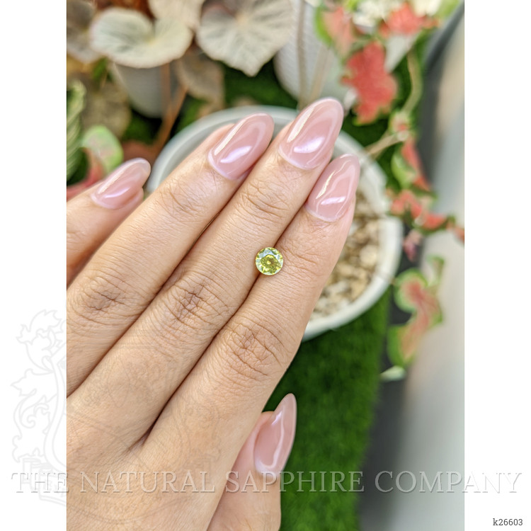 1.08 Ct. Greenish Yellow Zircon from Ceylon (Sri Lanka)