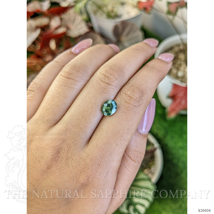 2.46 Ct. Yellowish Green Zircon from Ceylon (Sri Lanka)