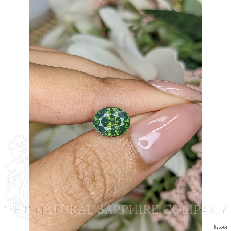 2.46 Ct. Yellowish Green Zircon from Ceylon (Sri Lanka)