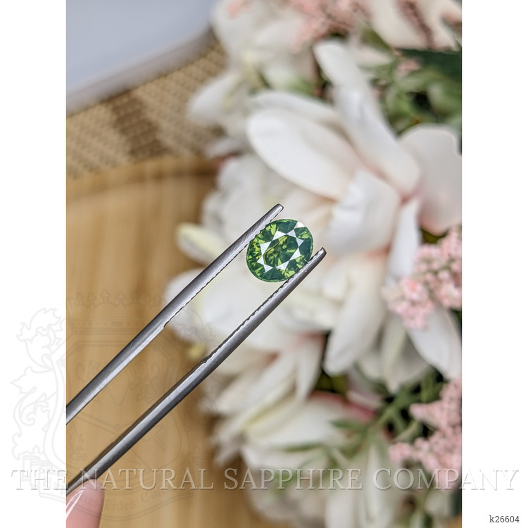 2.46 Ct. Yellowish Green Zircon from Ceylon (Sri Lanka)