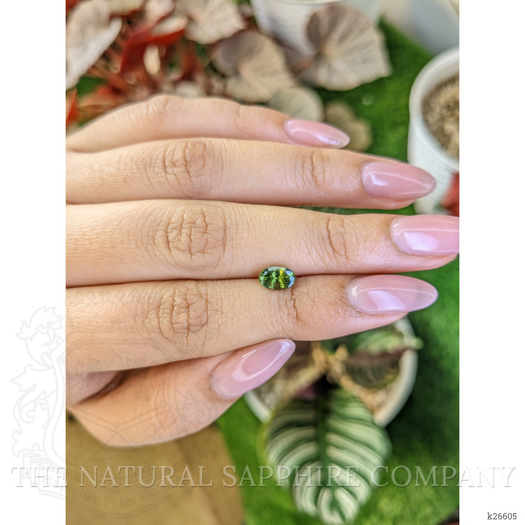 1.06 Ct. Green Zircon from Ceylon (Sri Lanka)