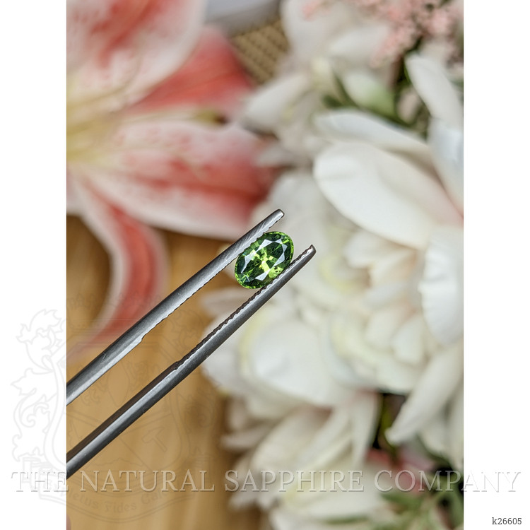 1.06 Ct. Green Zircon from Ceylon (Sri Lanka)