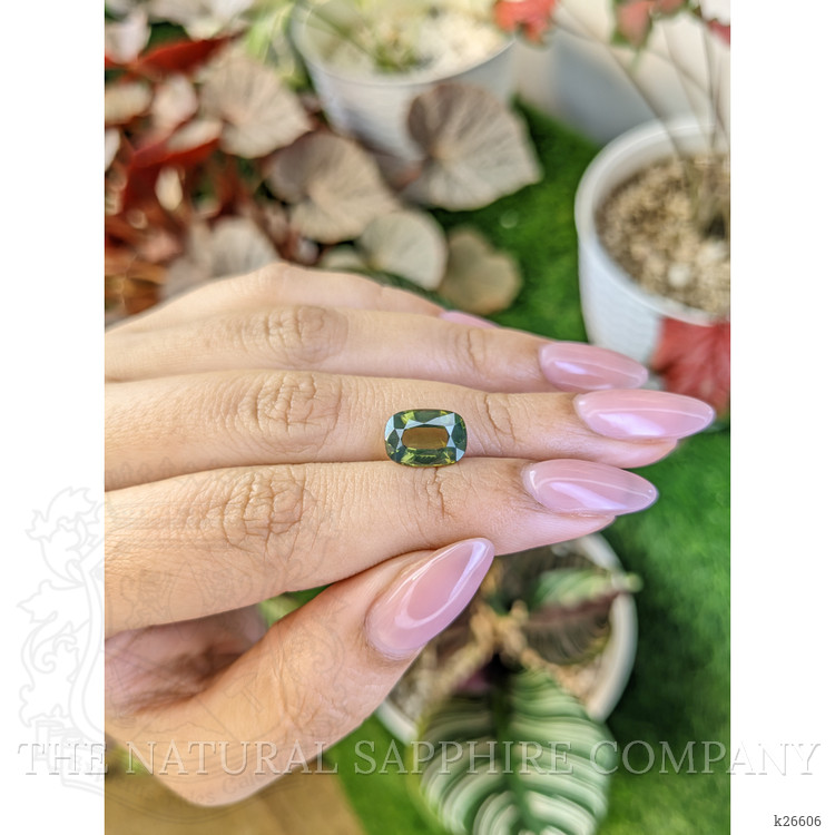 4.36 Ct. Brownish Green Zircon from Ceylon (Sri Lanka)