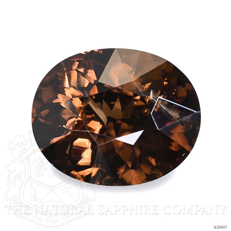 4.41 Ct. Brownish Orange Zircon from Ceylon (Sri Lanka)