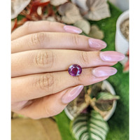 3.77 Ct. Pinkish Purple Rhodolite Garnet from Ceylon (Sri Lanka) Life Style