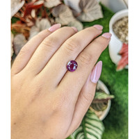 3.77 Ct. Pinkish Purple Rhodolite Garnet from Ceylon (Sri Lanka) Life Style