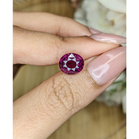 3.77 Ct. Pinkish Purple Rhodolite Garnet from Ceylon (Sri Lanka) Life Style