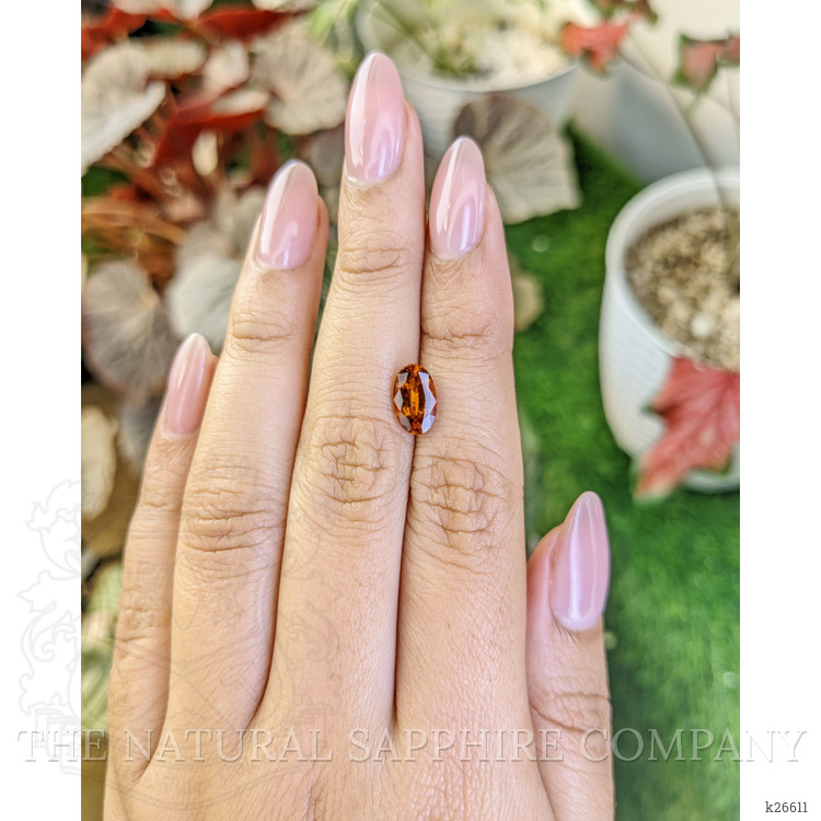 1.69 Ct. Orange Hessonite Garnet from Madagascar