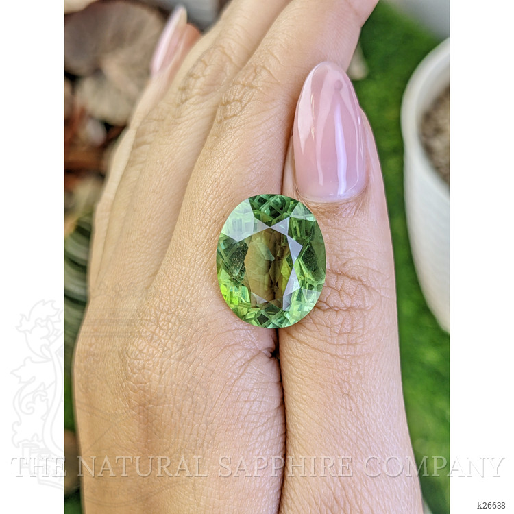 15.13 Ct. Green Prasiolite from Brazil