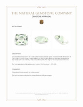 1.60 Ct. Yellowish Green Chrysoberyl Appraisal