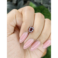 1.76 Ct. Pinkish Red Garnet Life Style
