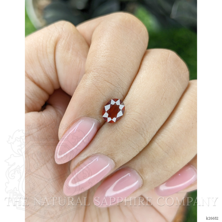 1.10 Ct. Orangish Red Malaya Garnet