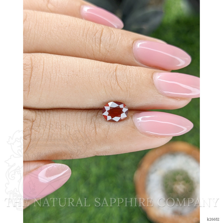 1.10 Ct. Orangish Red Malaya Garnet