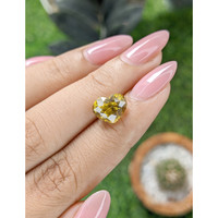 3.89 Ct. Greenish Yellow Sphene (Titanite) Life Style