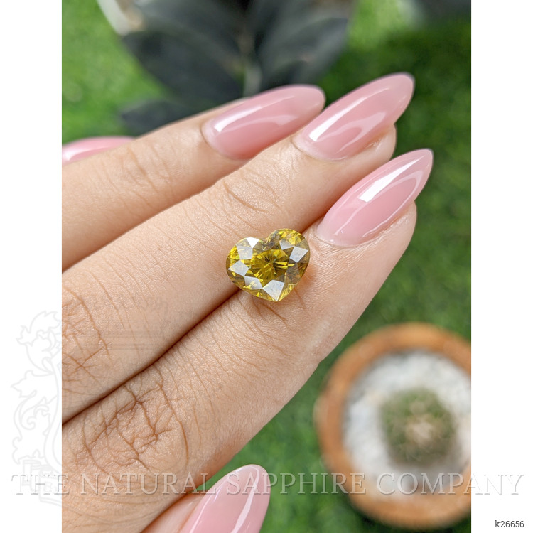 3.89 Ct. Greenish Yellow Sphene (Titanite)