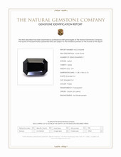 4.91 Ct. Purple Spinel from Ceylon (Sri Lanka) Scan Report