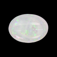 0.58 Ct. Cabochon White Opal from Australia Video