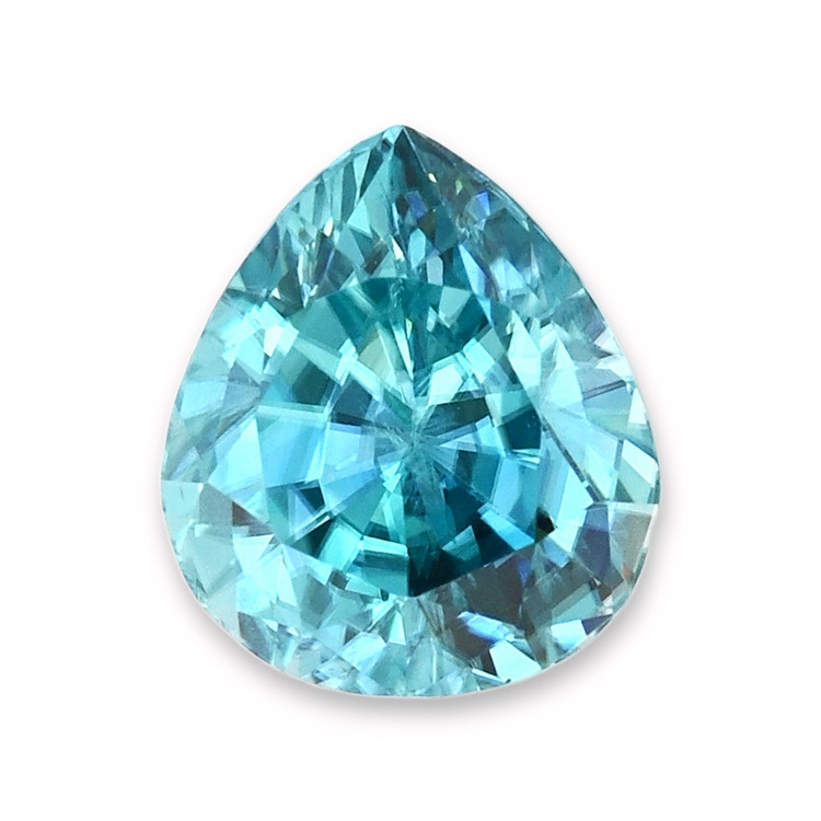2.49 Ct. Blue Zircon from Cambodia