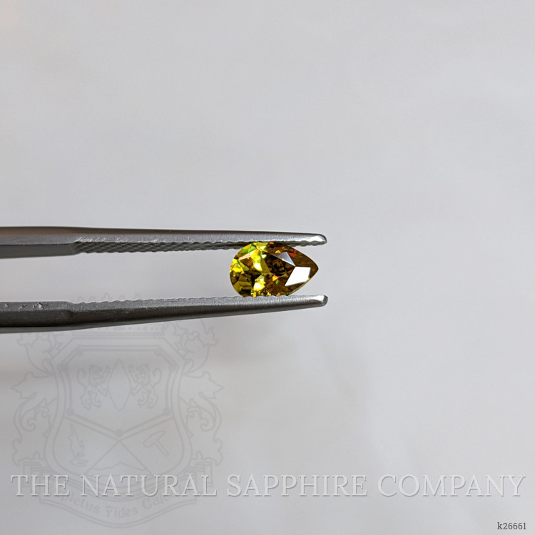 0.61 Ct. Greenish Yellow Sphene (Titanite) from Afghanistan