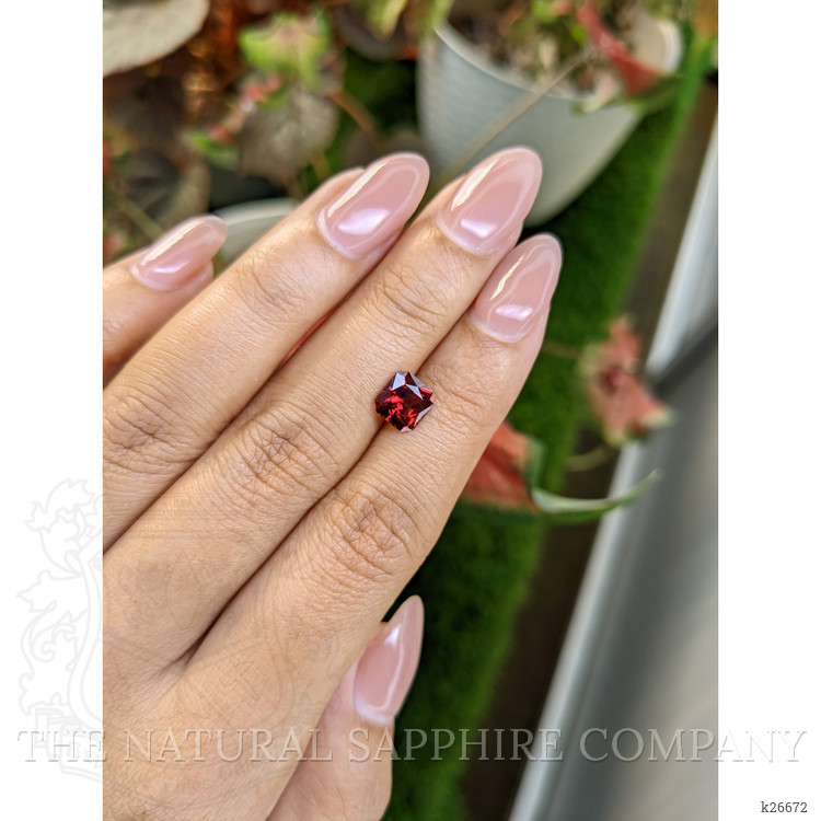 1.52 Ct. Red Garnet from Ceylon (Sri Lanka)