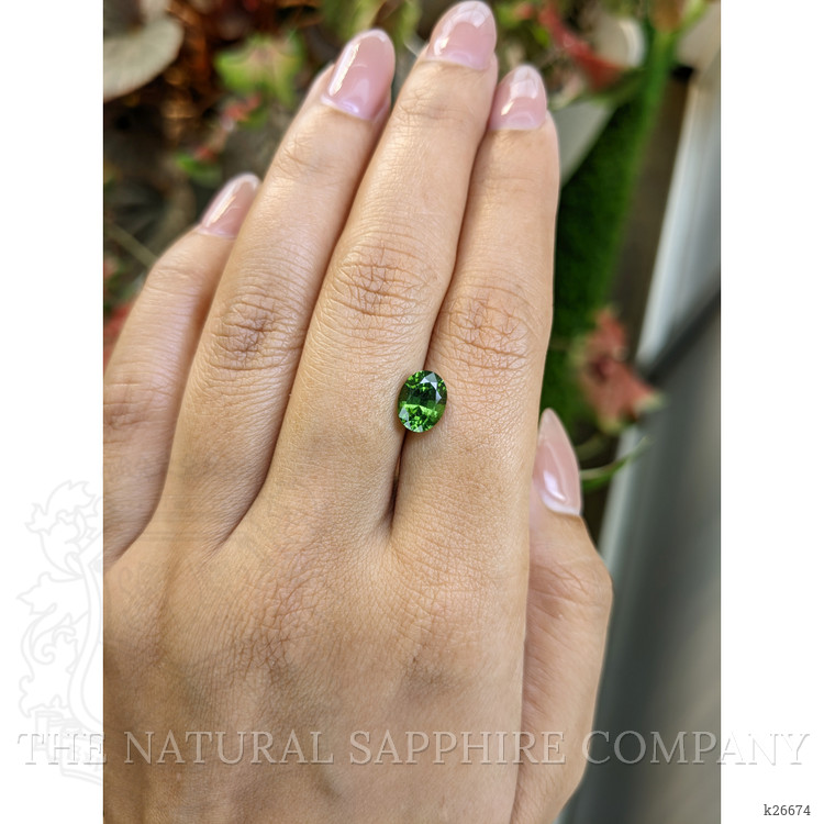 2.24 Ct. Green Zircon from Ceylon (Sri Lanka)