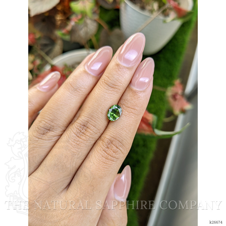 2.24 Ct. Green Zircon from Ceylon (Sri Lanka)