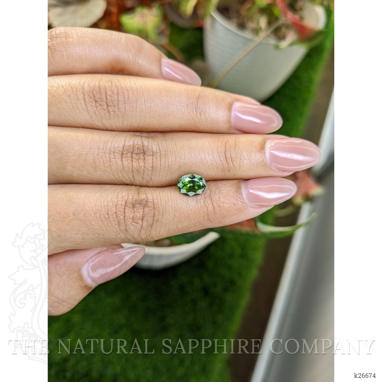 2.24 Ct. Green Zircon from Ceylon (Sri Lanka)