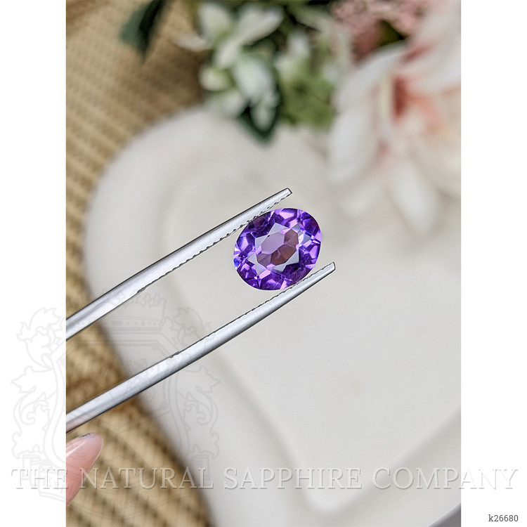 2.43 Ct. Purple Amethyst from Ceylon (Sri Lanka)