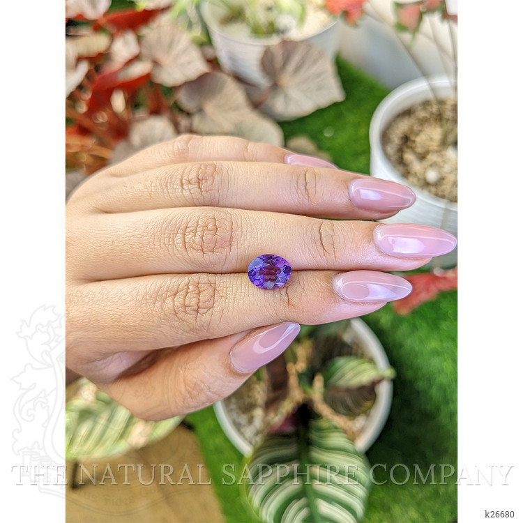 2.43 Ct. Purple Amethyst from Ceylon (Sri Lanka)