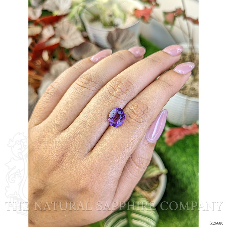 2.43 Ct. Purple Amethyst from Ceylon (Sri Lanka)