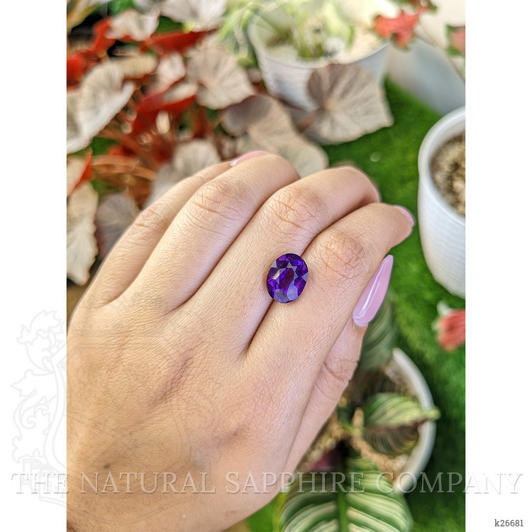 4.04 Ct. Purple Amethyst from Ceylon (Sri Lanka)
