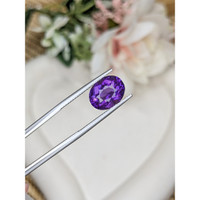 4.04 Ct. Purple Amethyst from Ceylon (Sri Lanka) Life Style