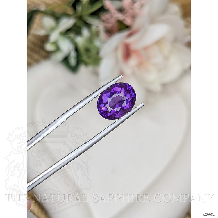 4.04 Ct. Purple Amethyst from Ceylon (Sri Lanka)