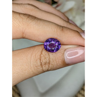 2.50 Ct. Purple Amethyst from Ceylon (Sri Lanka) Life Style