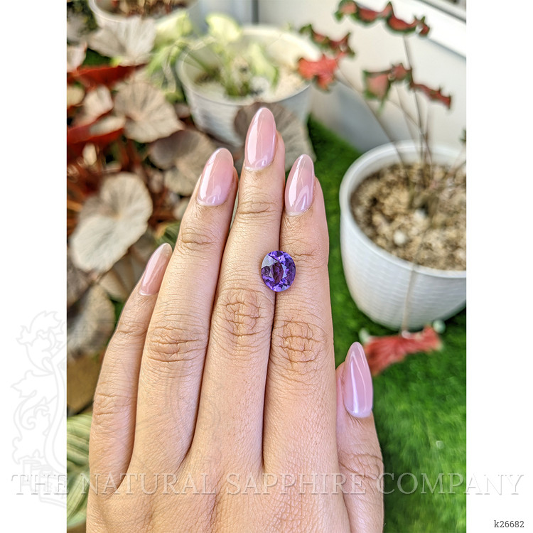 2.50 Ct. Purple Amethyst from Ceylon (Sri Lanka)