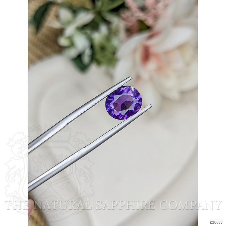 2.18 Ct. Purple Amethyst from Ceylon (Sri Lanka)