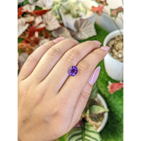 2.18 Ct. Purple Amethyst from Ceylon (Sri Lanka) Life Style