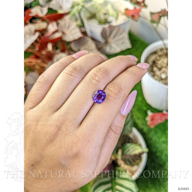 2.18 Ct. Purple Amethyst from Ceylon (Sri Lanka)