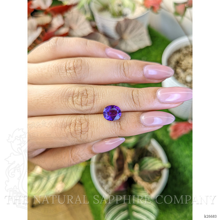 2.18 Ct. Purple Amethyst from Ceylon (Sri Lanka)