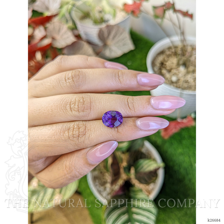 3.65 Ct. Purple Amethyst from Ceylon (Sri Lanka)