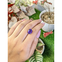 3.65 Ct. Purple Amethyst from Ceylon (Sri Lanka) Life Style