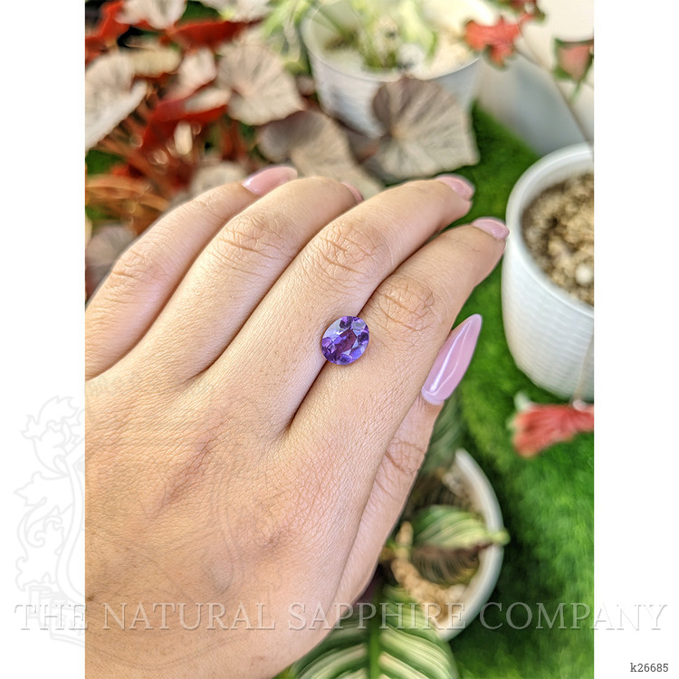 2.14 Ct. Purple Amethyst from Ceylon (Sri Lanka)