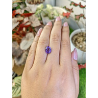2.14 Ct. Purple Amethyst from Ceylon (Sri Lanka) Life Style
