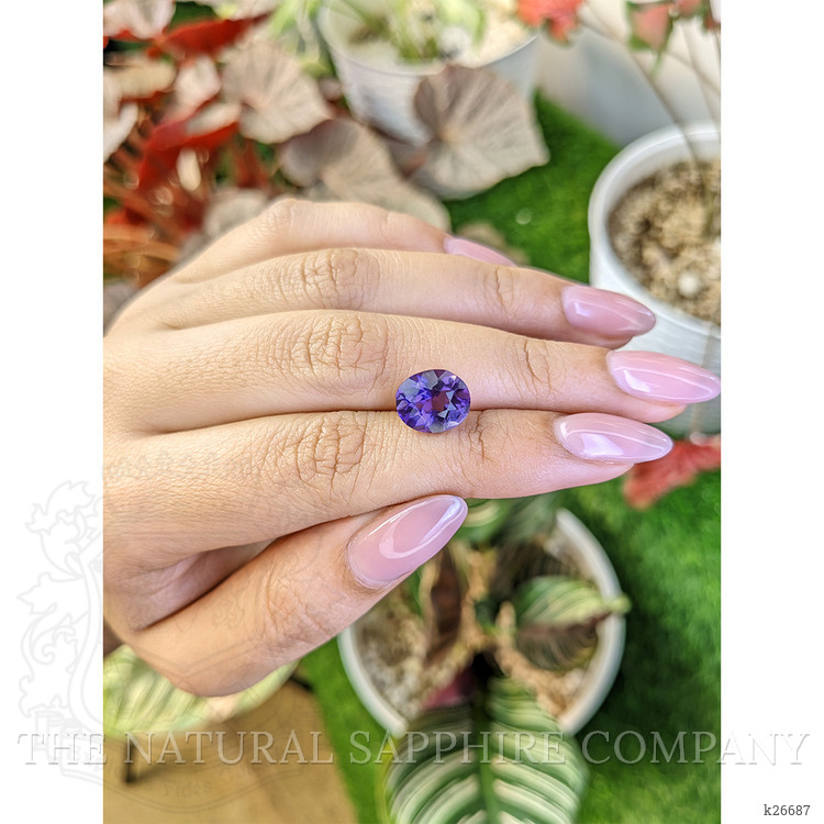 3.47 Ct. Purple Amethyst from Ceylon (Sri Lanka)