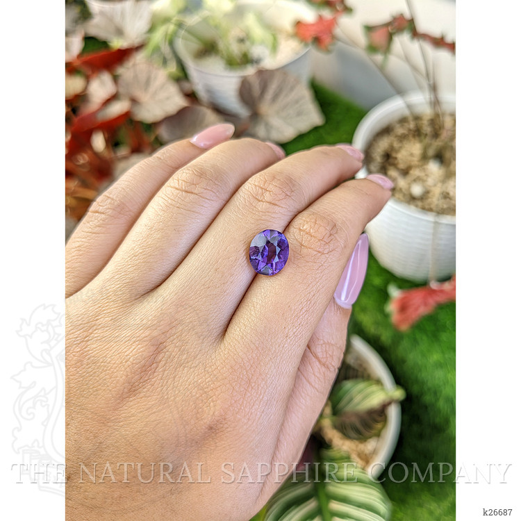 3.47 Ct. Purple Amethyst from Ceylon (Sri Lanka)