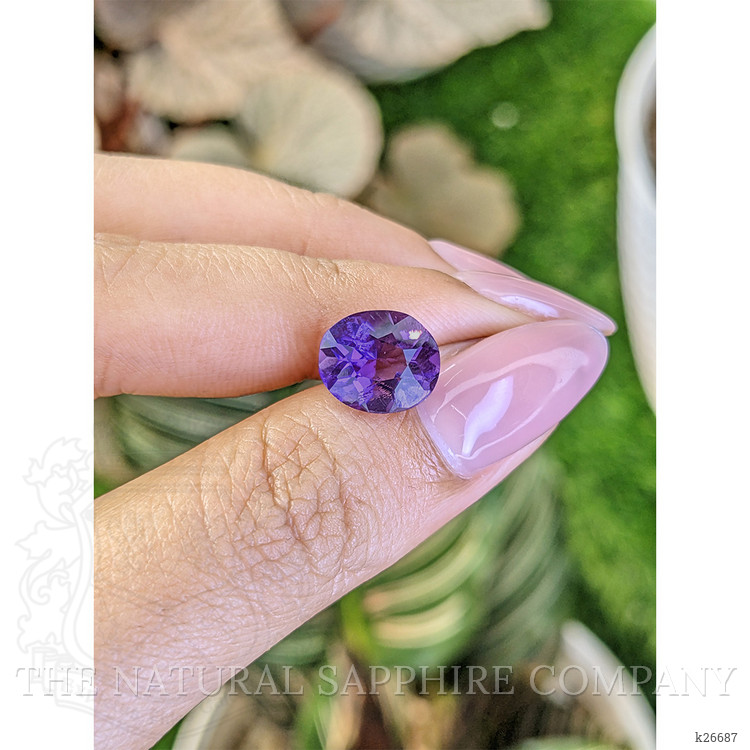 3.47 Ct. Purple Amethyst from Ceylon (Sri Lanka)