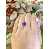 3.47 Ct. Purple Amethyst from Ceylon (Sri Lanka) Life Style